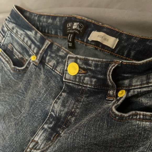 SMILEY WORLD LOGO JEANS WIDE LEG - Picture 4 of 7